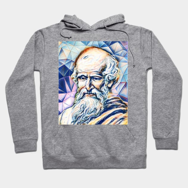 Archimedes Portrait | Archimedes Artwork 12 Hoodie by JustLit